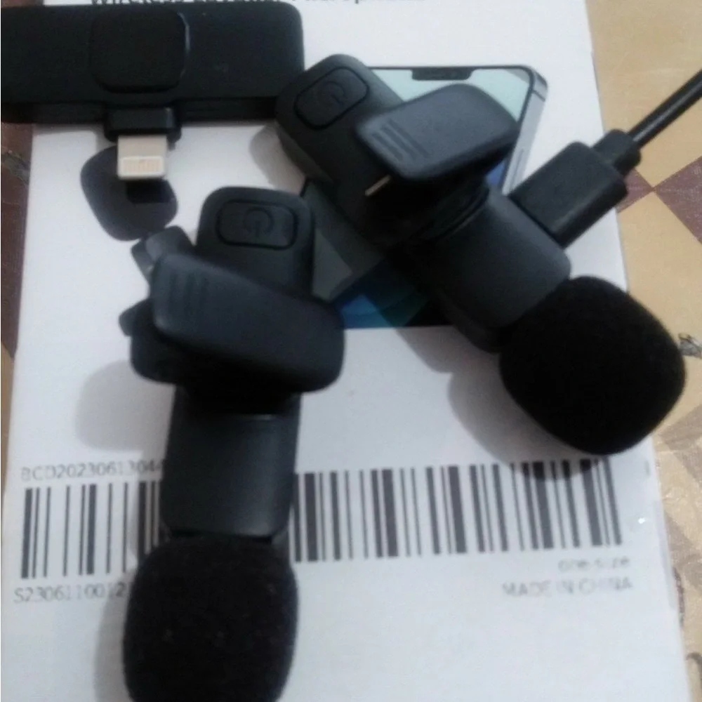 Wireless Lavalier Microphone Set with USB-C Receiver